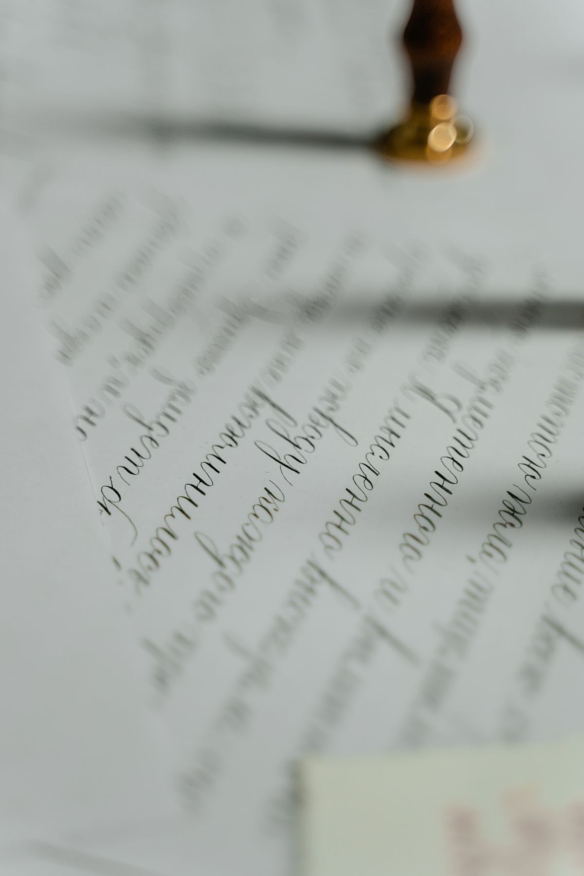Handwritten testimonial letter