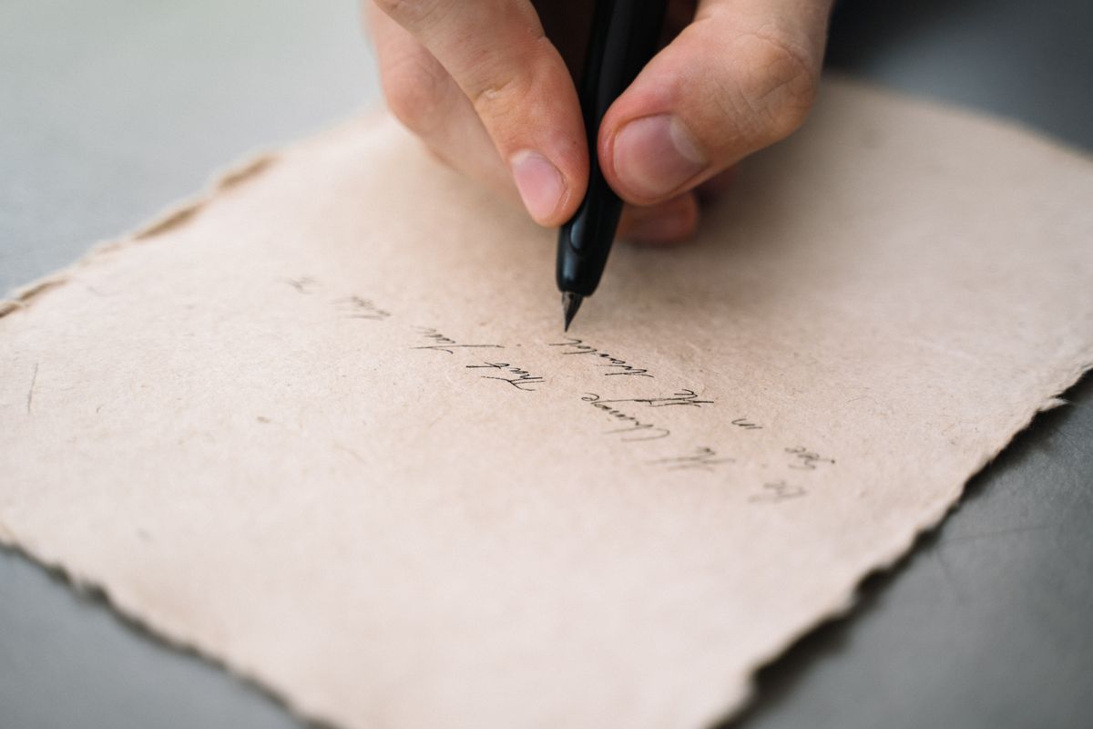 Handwritten testimonial letter